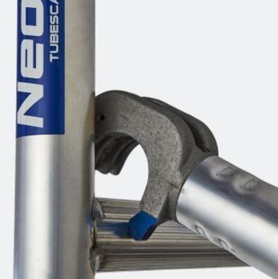 Échafaudage roulant aluminium Neolium 200 Box - Comabi SNC - Hauteur de travail maximale de 14 m - aluminium soudé - roues 200 mm_4