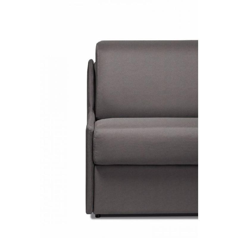 Canapé convertible Monaco - Matelas Memory 20cm - Système express - Sommier à lattes - Microfibre taupe - 120x197 cm_4