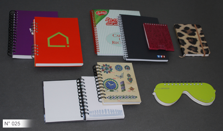 Papeterie publicitaire - Carnets, blocs-notes et crayons personnalisés avec reliures variées et matériaux divers_4