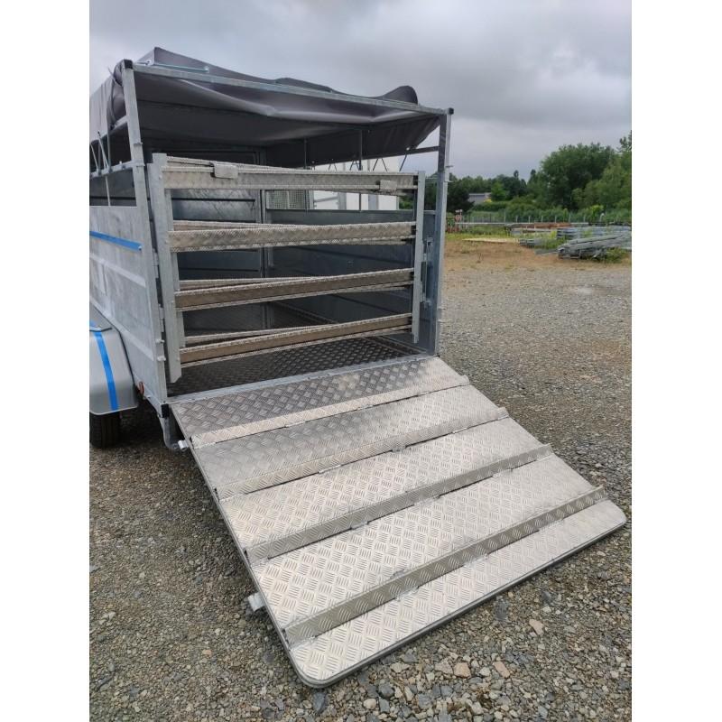 Remorque pour transport d'animaux - 3,00 X 1,50 X 1,30 M - 1300 KG - MAGNUM 1000M4_4