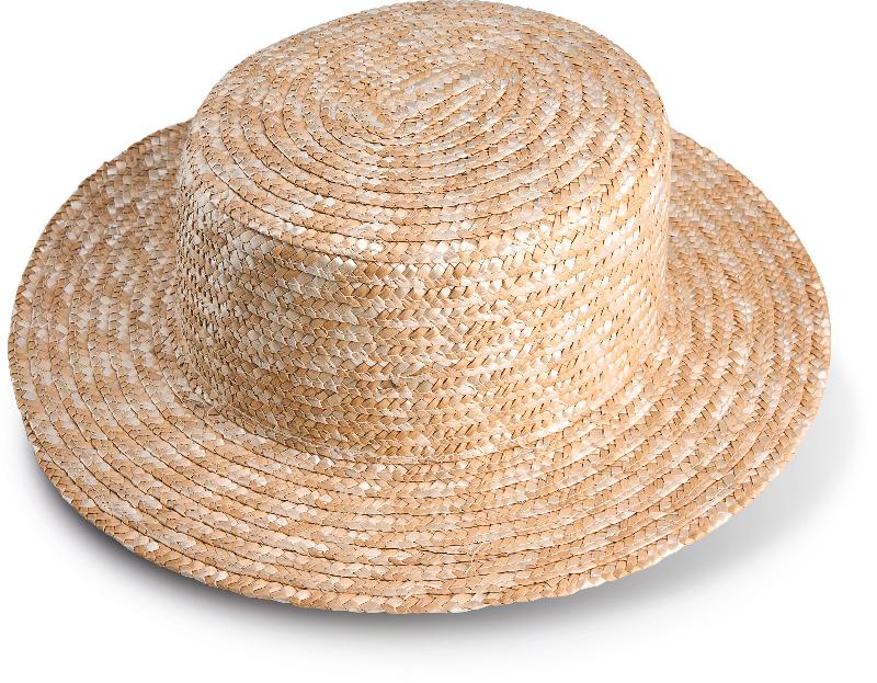 Chapeau Canotier - K-up - 100% fibres végétales - Bord large 7 cm - Réf: KP069_4