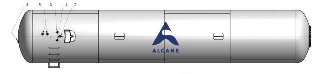 LPG Tanks - Citerne à gaz réservoir fixe aérien - ALCANE - diamètre 1600 mm - stockage GPL/Fuel de 1m3 à 250m3_4