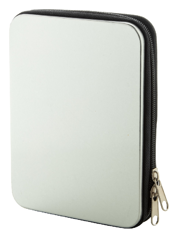 Set à outils en métal - 25 pièces avec boîtier en aluminium zippé - Couleur noire - Poids 550 g_4