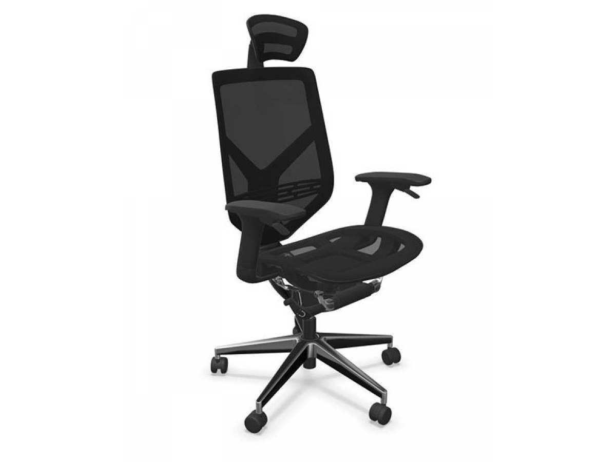 Siège bureautique ergonomique en résille - TECHNO - confort, durabilité et design ajustable_4