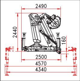 W 110 S2 grue auxiliaire - Bob Spa - capacité de levage 110 kNm avec extension hydraulique de 7,86 m_4