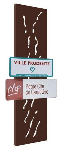 Entrée de ville Venise - Hauteur 2720 mm - Largeur 600 mm - Structure en tôle d'acier - Fabrication Française_4