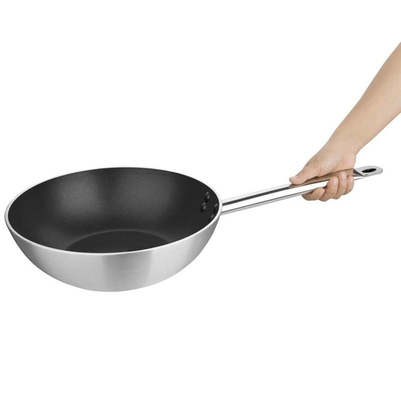 Wok aluminium antiadhesif induction Teflon Platinum Plus 300mm | London Wok - FB690_4