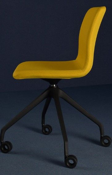 Koda Swiveling - Chaise de bureau ergonomique - Sitis - Pied polyamide noir/blanc, accoudoirs noir/chrome, dossier 2 hauteurs_4