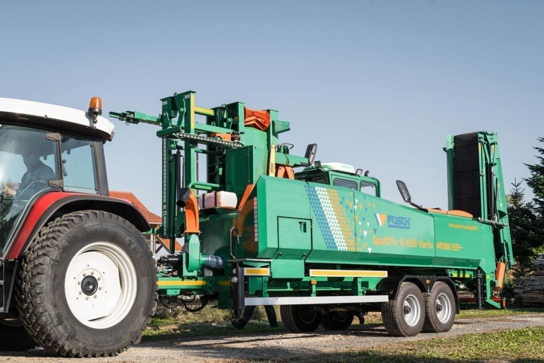 Combiné à bois de chauffage spaltfix k-650 vario - posch - diamètre de