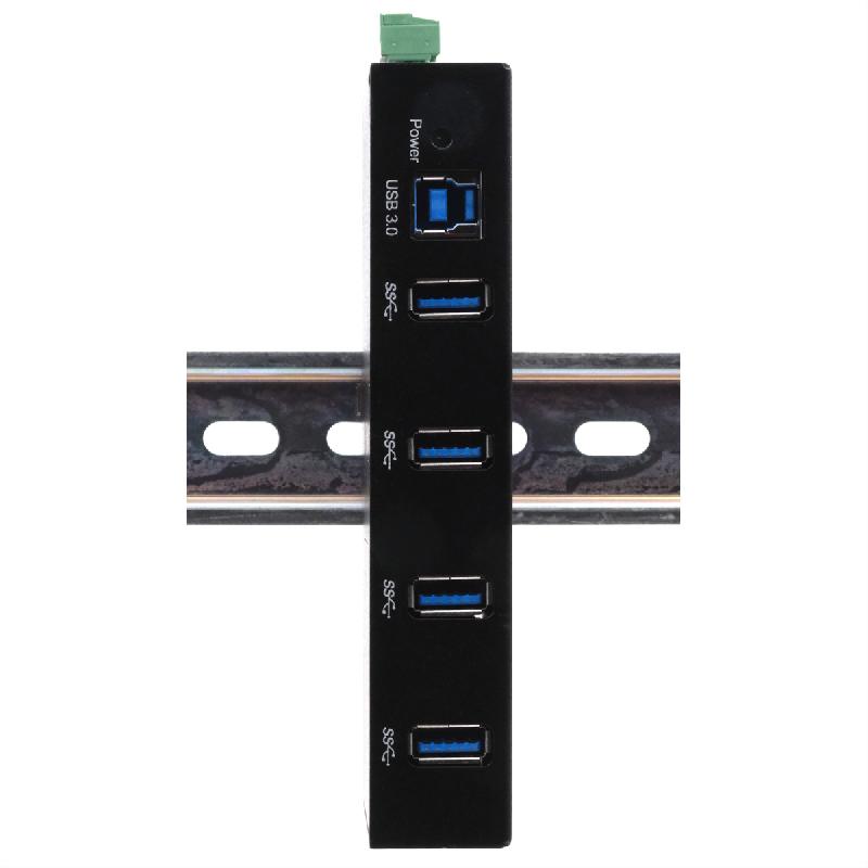 EXSYS EX-11234HMS HUB 4 ports USB 3.2 Gen 1 Din-Rail Kit et mur VIA VL811+ Chipset_4