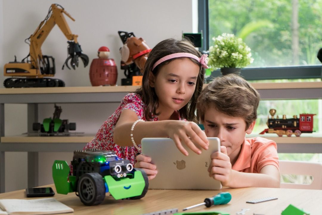 Robot pédagogique programmable Q-Scout - 6 en 1, STEM, Scratch, Python, Bluetooth_4