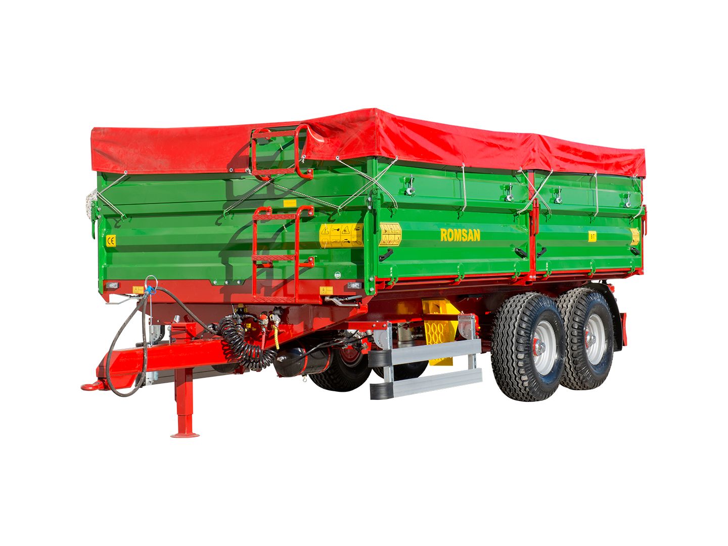 R 80 TASGA benne agricole à tandem essieu - Romsan - capacité 8000 kg_4