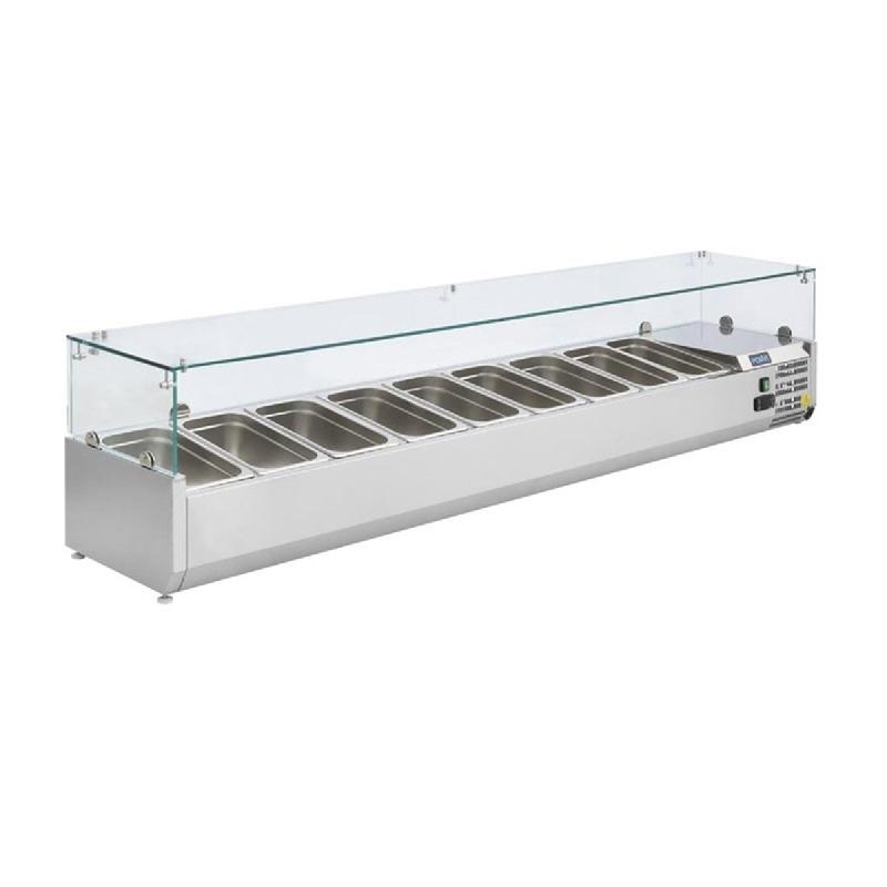 Saladette réfrigérée 9 bacs GN 1/3 Série G | Polar - GD878_4