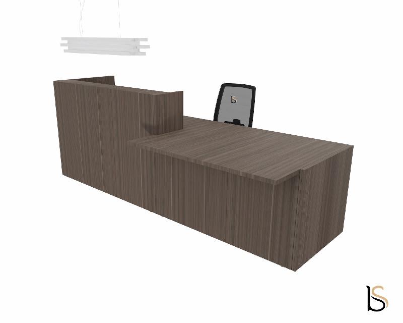 Banque d'accueil design avec accès PMR Z2 - Officity - 206, Droite, Eucalyptus_4