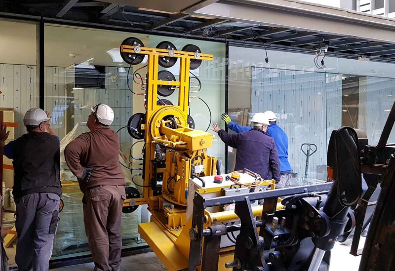 Multi-élévateur à ventouses STGA4 - Charge 500 à 1500kg - Basculement hydraulique et rotation motorisée_4