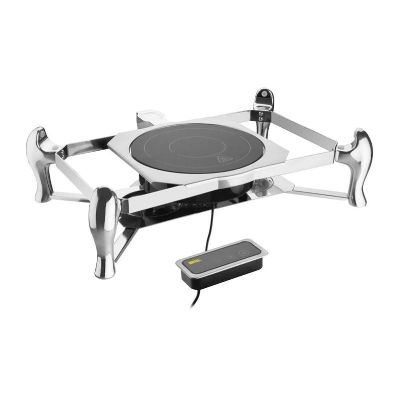 Ensemble chafing dish induction Olympia GN 1/2 avec support | ROLLER GRILL - SA649_4