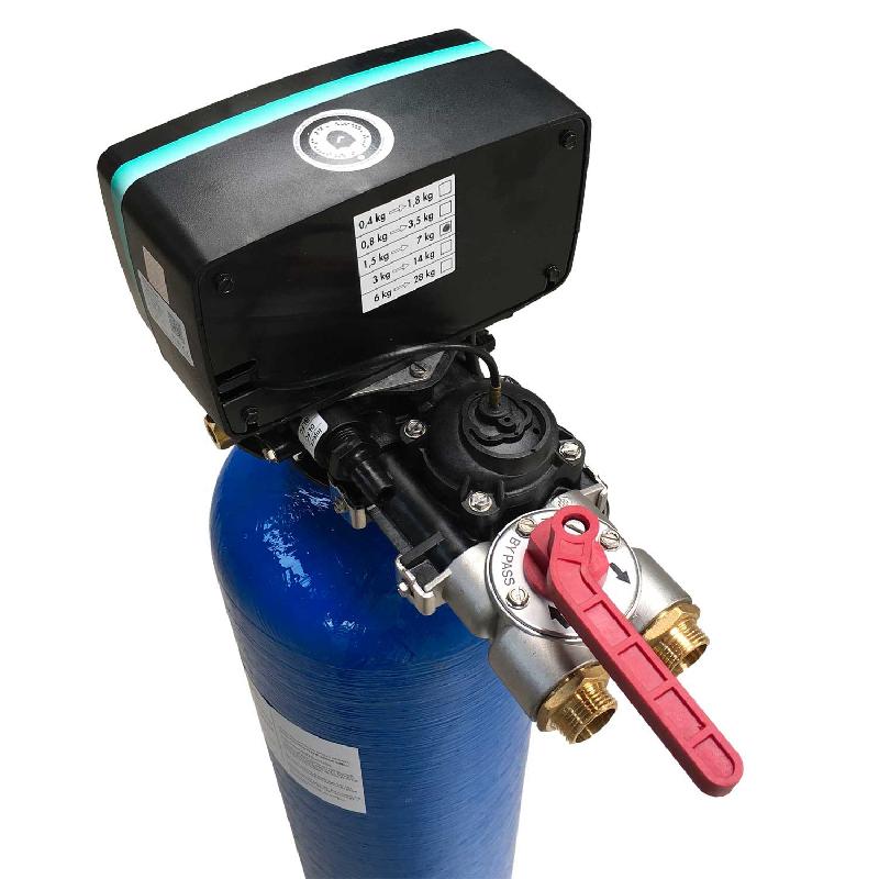 Adoucisseur d'eau bi bloc 50l fleck 5600 volumétrique mécanique complet avec accessoires_4