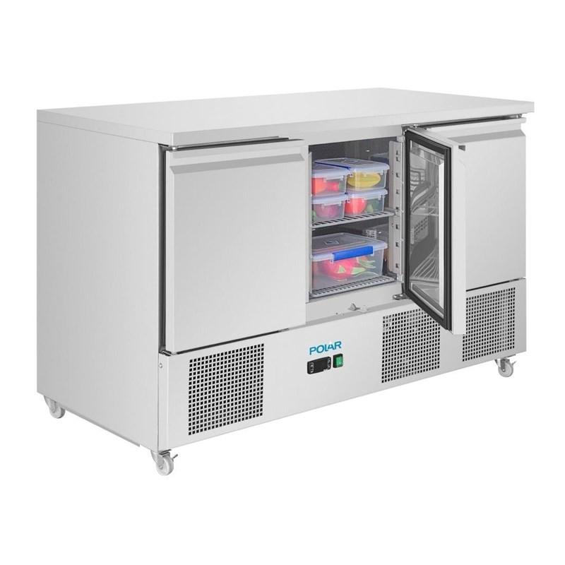 Comptoir à salade froid ventilé Série U 3 portes UA090 Polar_4