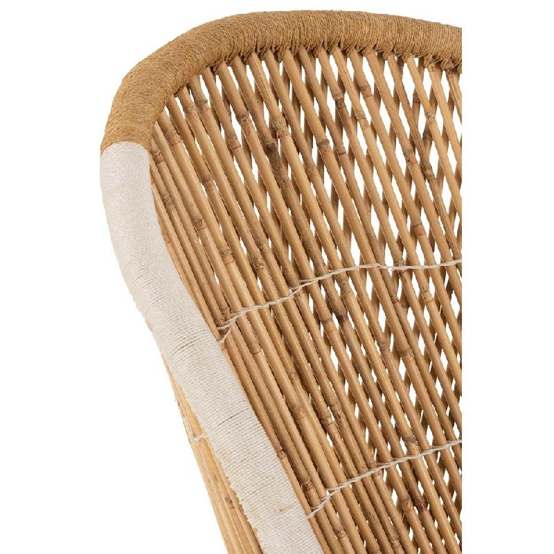 Fauteuil adulte Natura en bambou et rotin - Style bohème - Dimensions L87 x H151 x P82 cm - Capacité 120 kg_4