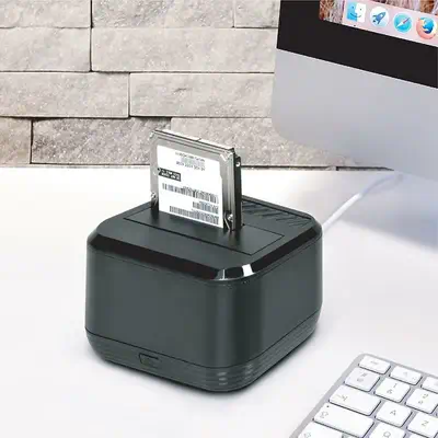 Port Designs 900040 Station d'accueil de disques de stockage Noir_4