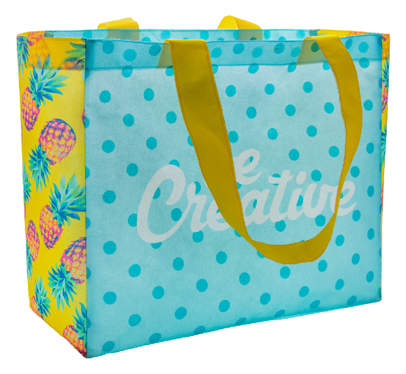 Sac shopping publicitaire - anses longues - 80 gr/m² - personnalisable en sublimation_4