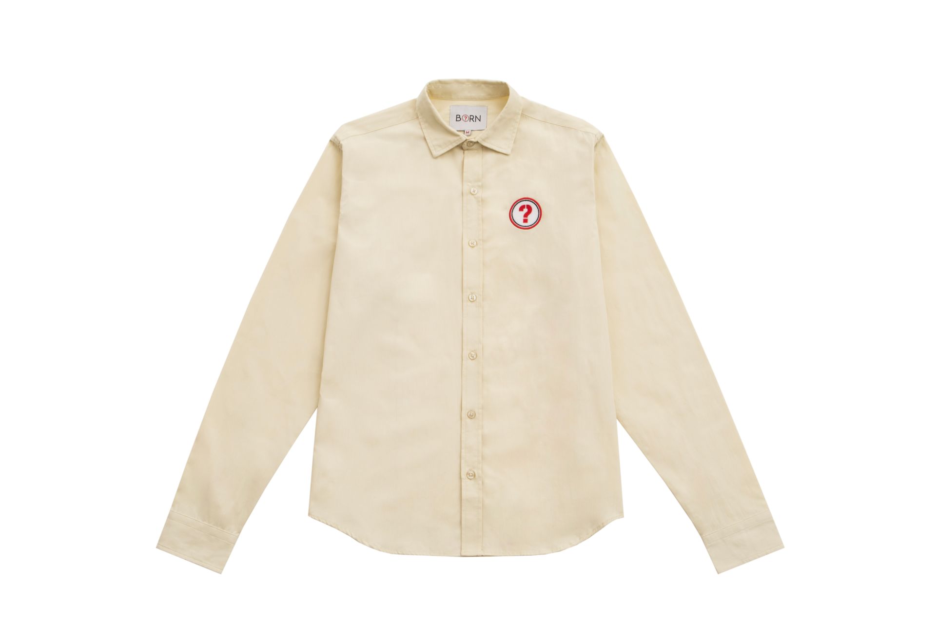 Chemise unisexe London - 100% coton biologique - Concept patch à scratch personnalisable_4