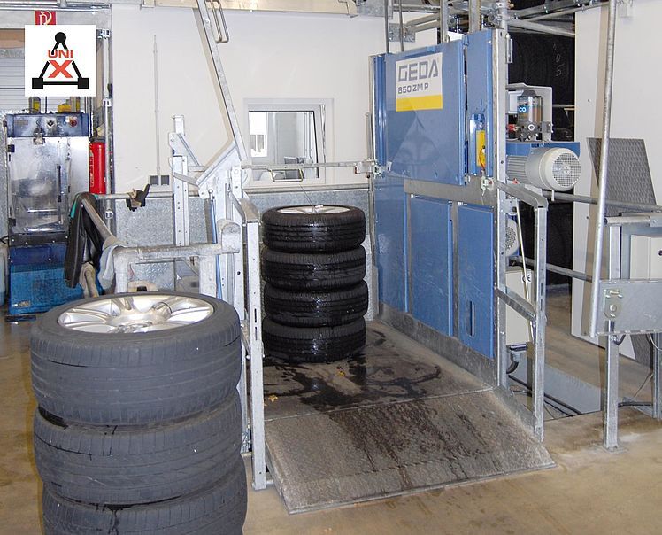 Monte-charges de chantier 850 ZM P - GEDA Dechentreiter GmbH & Co. KG - 850 kg - hauteur jusqu'à 100 m_4