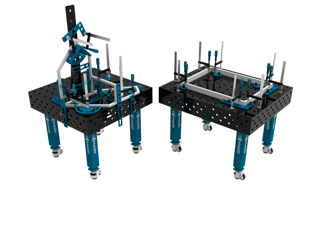 Table de soudure GPPH Gamme ECO - Formats variés, construction massive et options de bridage_4