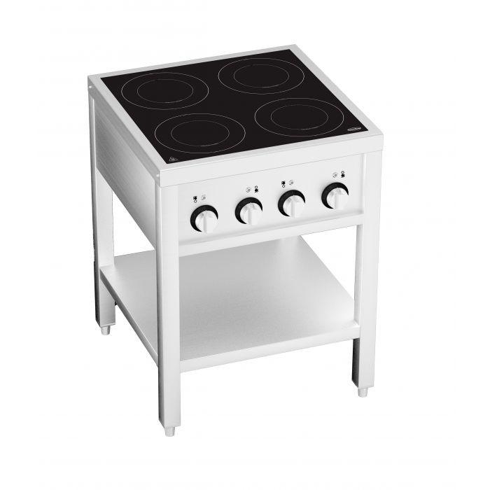 Cuisinière à induction 4 zones avec essous ouvert 7505.0035 COMBISTEEL_4