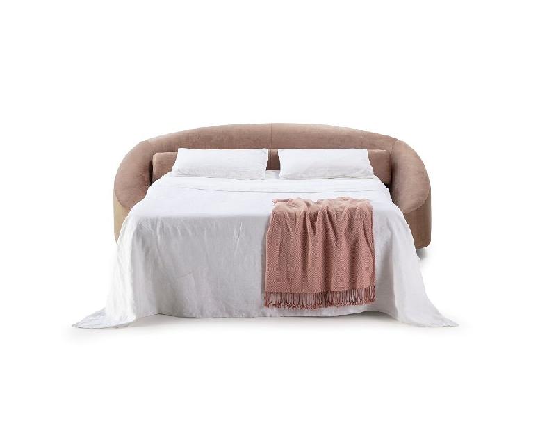 Canapé convertible Cachette 120x190 cm - Tissu personnalisable - Design contemporain - Matelas 13 cm_4