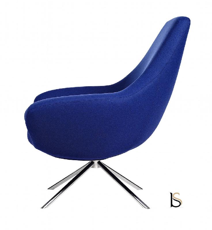 Fauteuil NOOMY - Softline - Divina III bleu 756_4