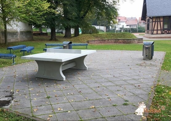 Table de ping pong en béton - BTHEB01 - Résistante aux intempéries et adaptée à un usage collectif_4