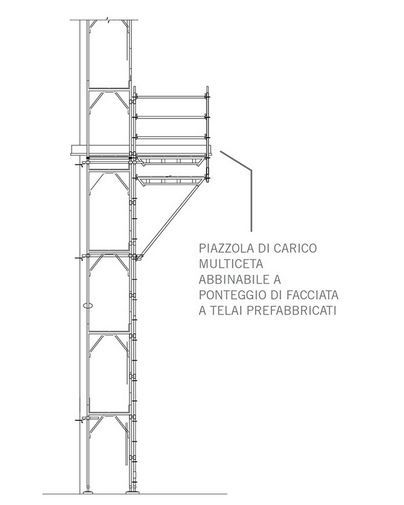 Échafaudage de chargement Multiceta - système Ceta - traverse 250/300 cm - planchers CK 33x180 et bois 5 cm_4