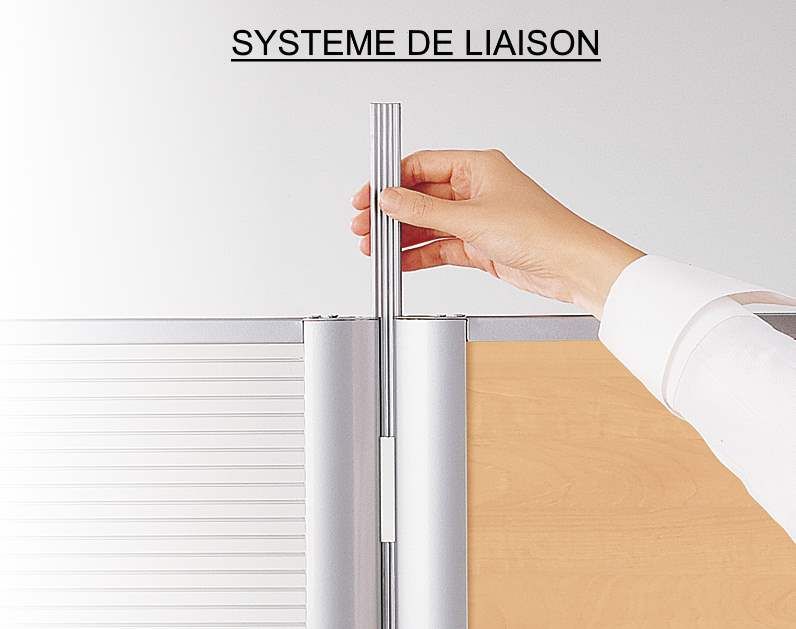 Cloison K-PRIME - Séparation d'espace pour bureaux, mobile ou fixe, avec options acoustiques et finitions variées_4