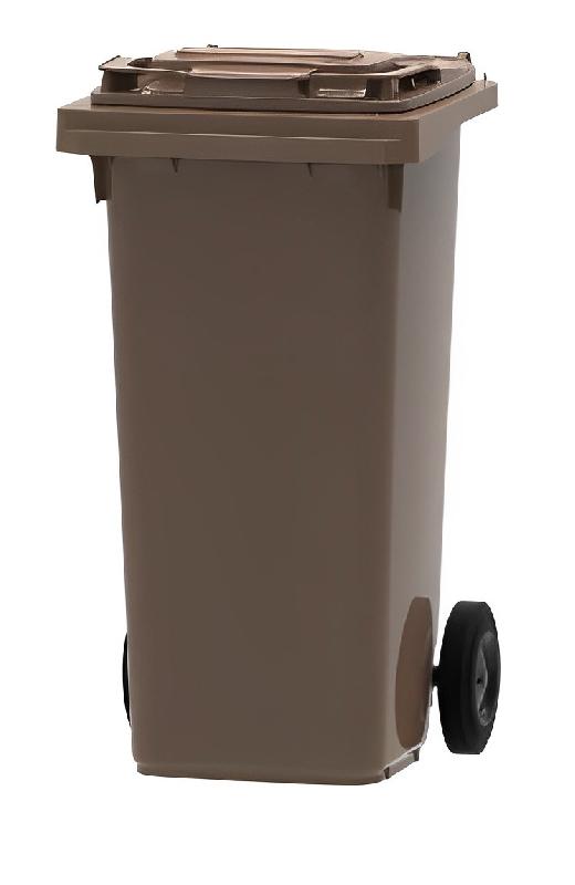 Container à déchets - 120L, 240L, 360L - 2 roues en caoutchouc - Couleurs multiples - HDPE - EN 840_4