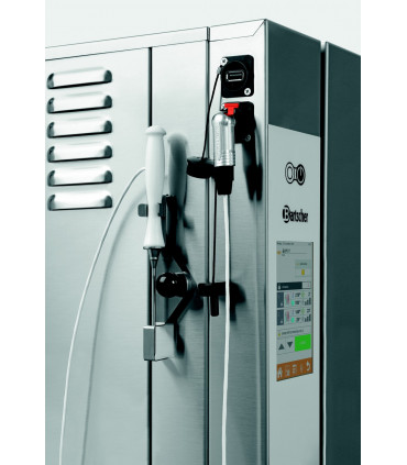 Four mixte à vapeur professionnel avec système de nettoyage automatique, avec temps de cuisson réduit jusqu'à 33% - p-5230drs réf. 117672 bartscher_4