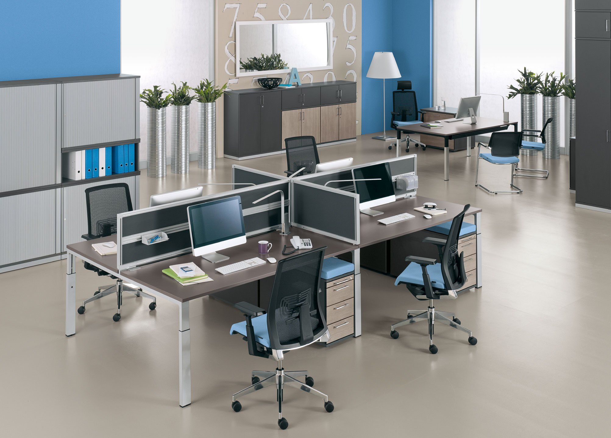 Kiron - Bureau droit Haworth - Design esthétique et flexible par Andreas Struppler_4