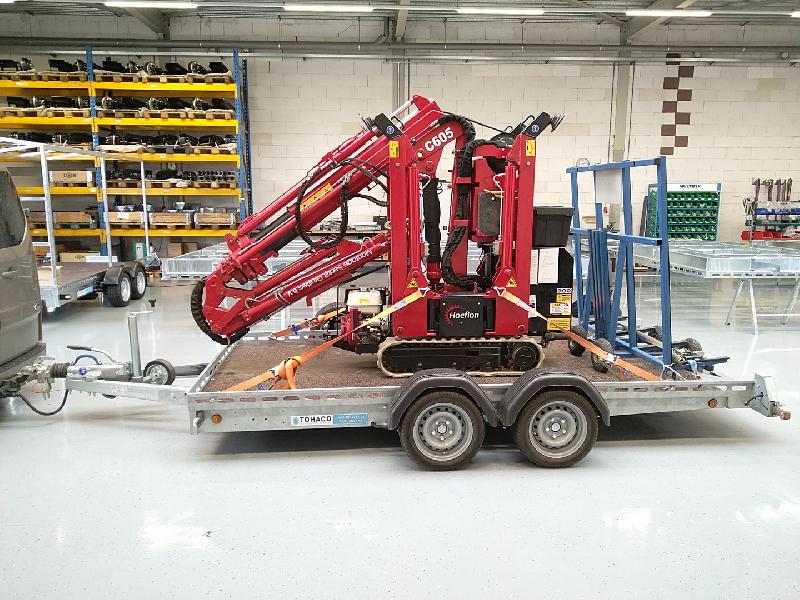 Plateau porte-engin abaissable TOHACO à suspensions pneumatiques - 370x150 cm - PTAC 2700 Kg - 2 essieux freinés - Référence - MG 400 182 3500 3 S_4