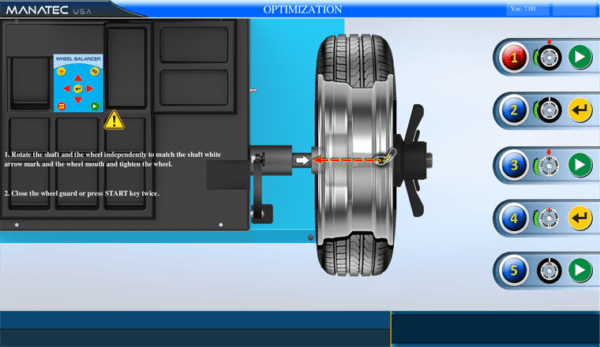 Equilibreuse de roues vidéographique Manatec - DSP Premium + VL-65 LX PREMIUM+_4
