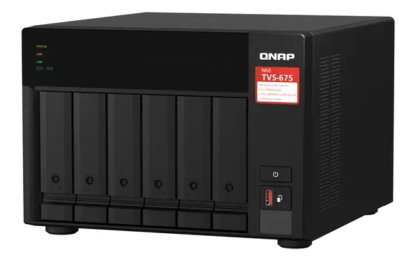 QNAP tvs-675 nas tower zhaoxin kaixian kx-6000 kx-u6580 8 go ddr4 0 to quts hero noir_4