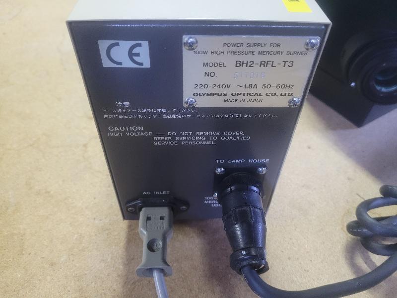 Source de lumière fluorescente Olympus U-ULH avec alimentation BH2-RFL-T3_4