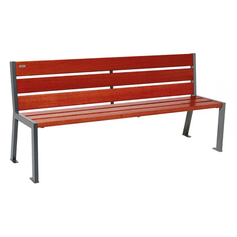 Banc bois et acier Silaos®6 lames_4