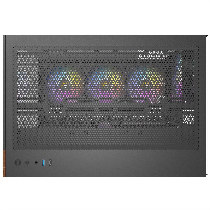 Antec cx800 argb_b wood boîtier pc midi tower black atx_4