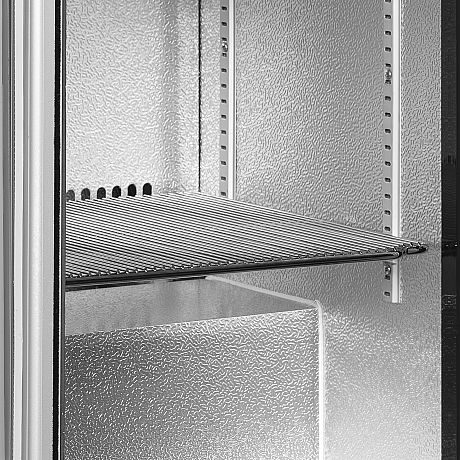 Arrière - bar 2 portes vitrées coulissantes et 4 clayettes chromées - 183 L | Tefcold - BA26SS_4