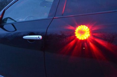 Balise de signalisation gyrophare PRO à leds rechargeable  (Orange ou Bleu)_4