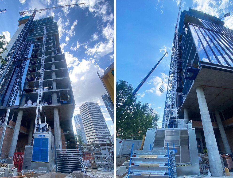 Ascenseur de chantier pour personnes et matériaux jusqu'à 3200 kg - PMH_4