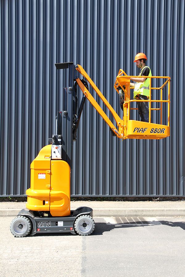 Piaf 880r - nacelle électrique à mât vertical - atn - hauteur travail : 8,80 m_4