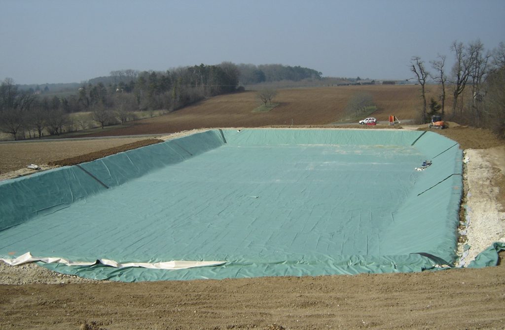 Géomembrane résistante pour stockage d'eau