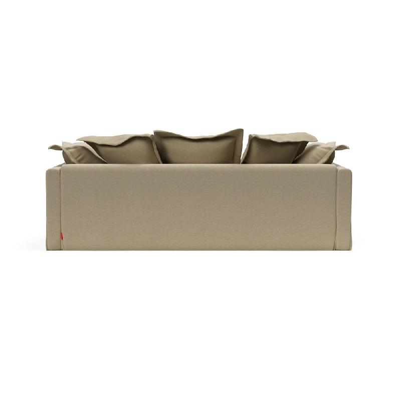 Canapé-lit design Pascala Innovation Living - Convertible 200x140 cm - Tissu Vivus Dusty Sand_4