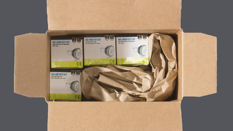 Consommable papier 100 % recyclé FSC - Biodégradable, recyclable et respectueux de l'environnement - Options de remplissage et protection en blanc ou marron_4